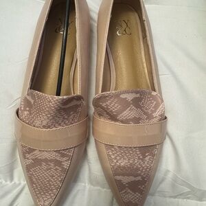 New York & Company Pink Flats with Textured Design